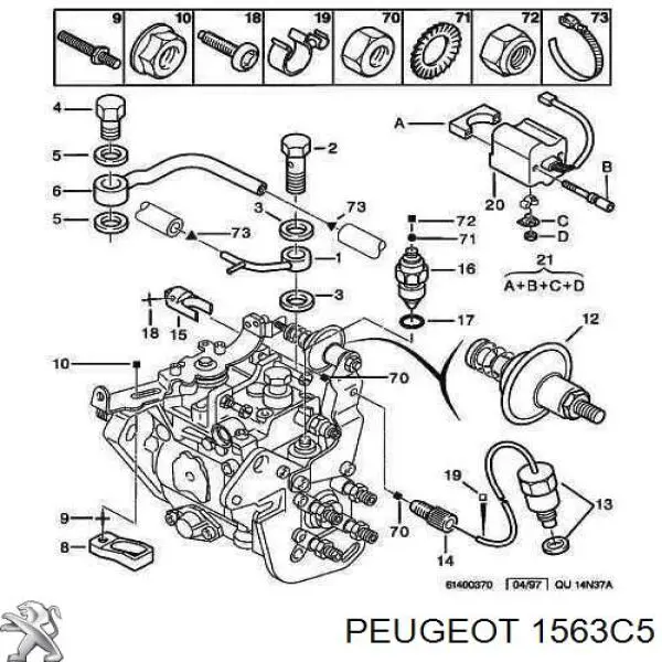 00001563C5 Peugeot/Citroen