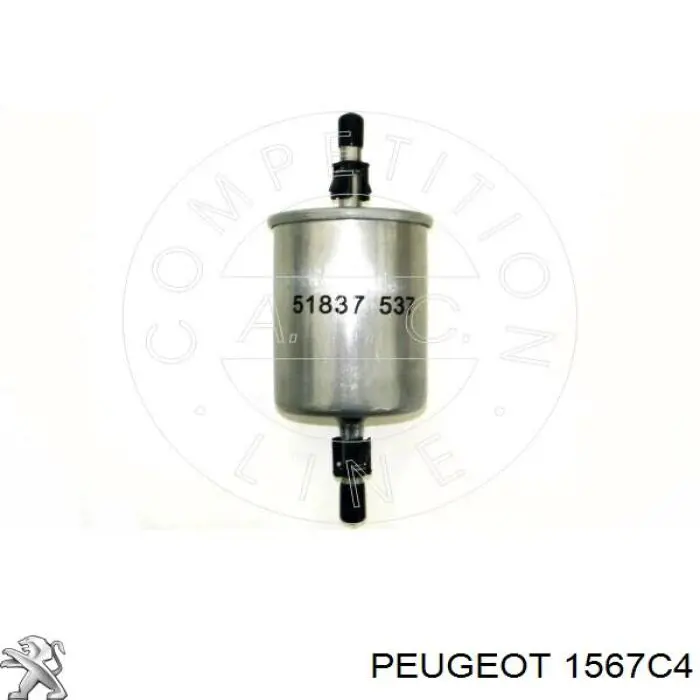 1567C4 Peugeot/Citroen filtro combustible