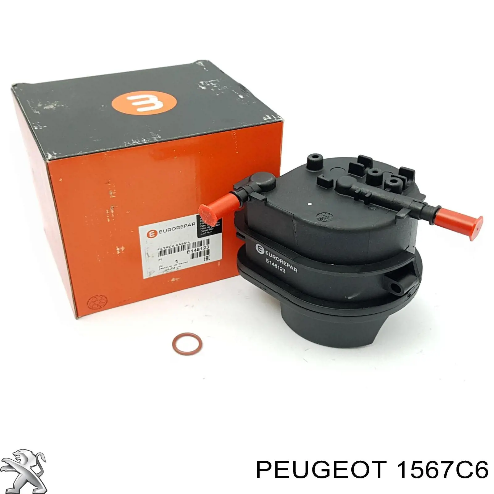 Filtro de combustible 1567C6 Peugeot/Citroen
