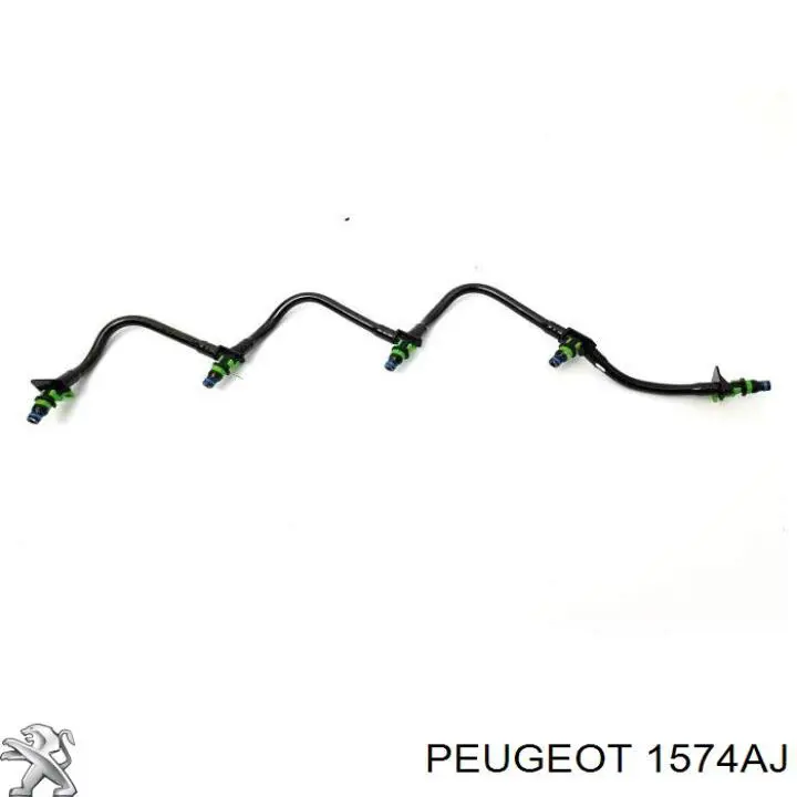 Tubería de retorno de combustible de los inyectores Peugeot/Citroen 1574AJ precio, desde 30,97 EUR