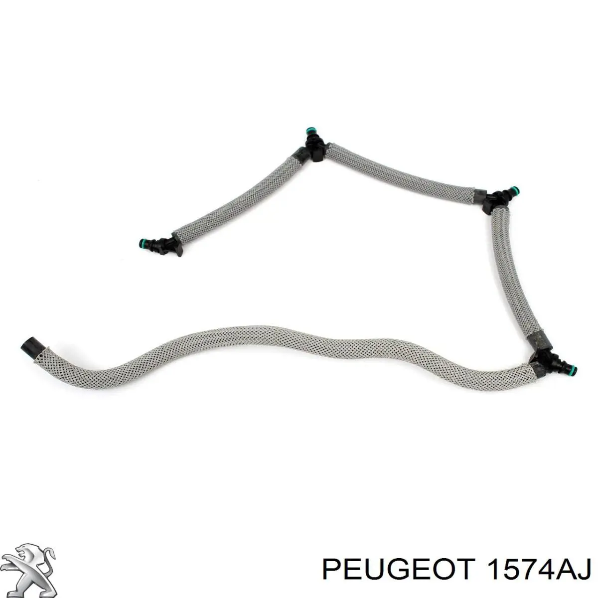 1574AJ Peugeot/Citroen Tubo flexible, combustible de fuga 