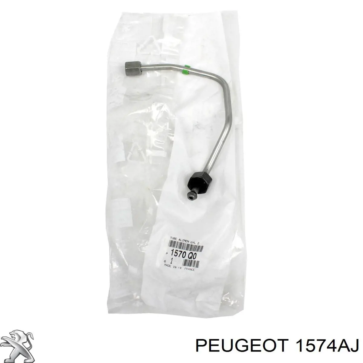 1574AJ Peugeot/Citroen tubo de combustible atras de las boquillas