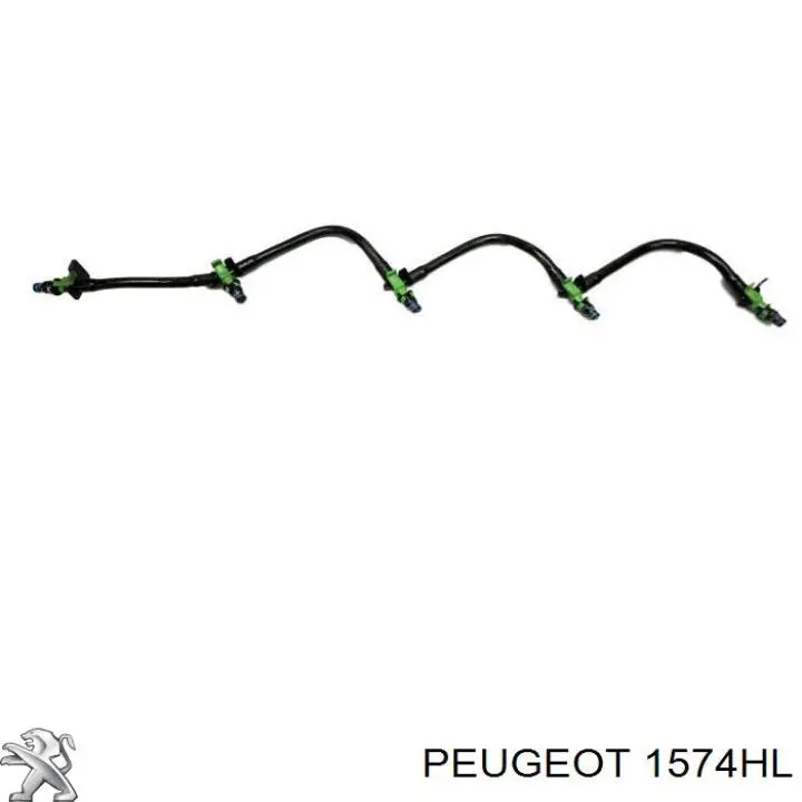 1574HL Peugeot/Citroen Tubo flexible, combustible de fuga 