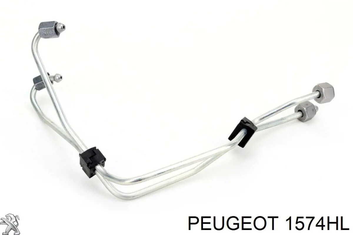 Tubería de combustible atras de las boquillas  Peugeot/Citroen 1574HL
