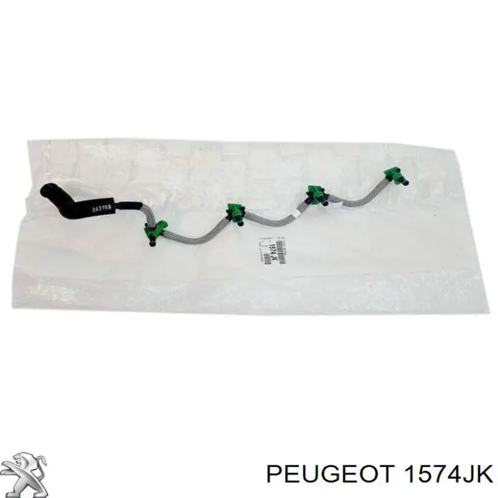 Comprar 1574JK Peugeot/Citroen Tubería de retorno de combustible de los inyectores