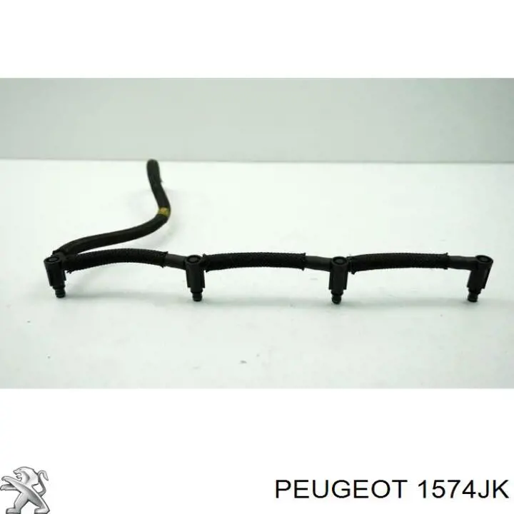 Tubería de retorno de combustible de los inyectores 1574JK Peugeot/Citroen