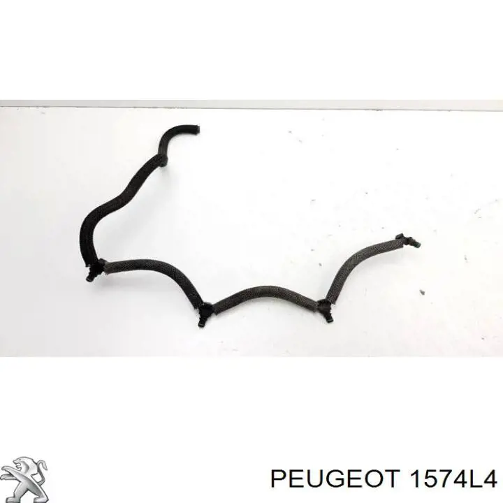 Tubería de retorno de combustible de los inyectores 1574L4 Peugeot/Citroen