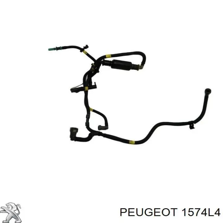 Tubería de combustible atras de las boquillas  Peugeot/Citroen 1574L4