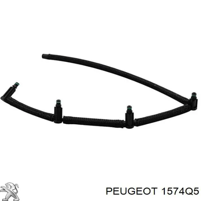 1574Q5 Peugeot/Citroen tubo de combustible atras de las boquillas
