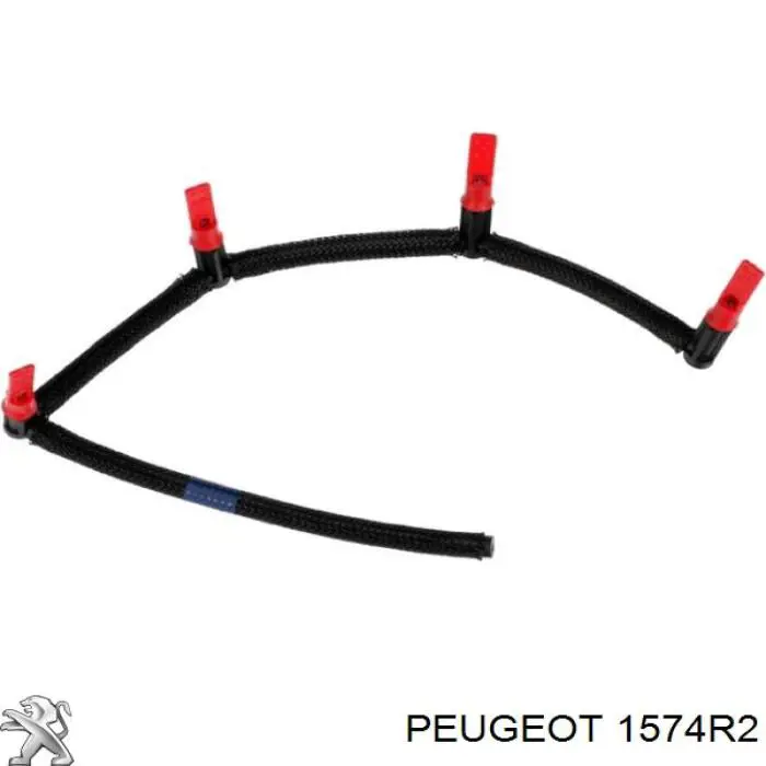1574R2 Peugeot/Citroen tubo de combustible atras de las boquillas