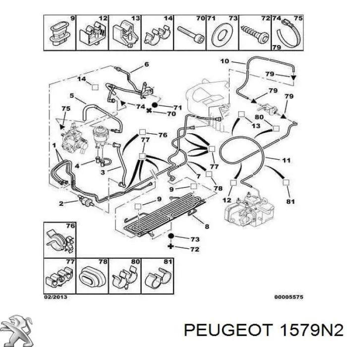 00001579N2 Peugeot/Citroen