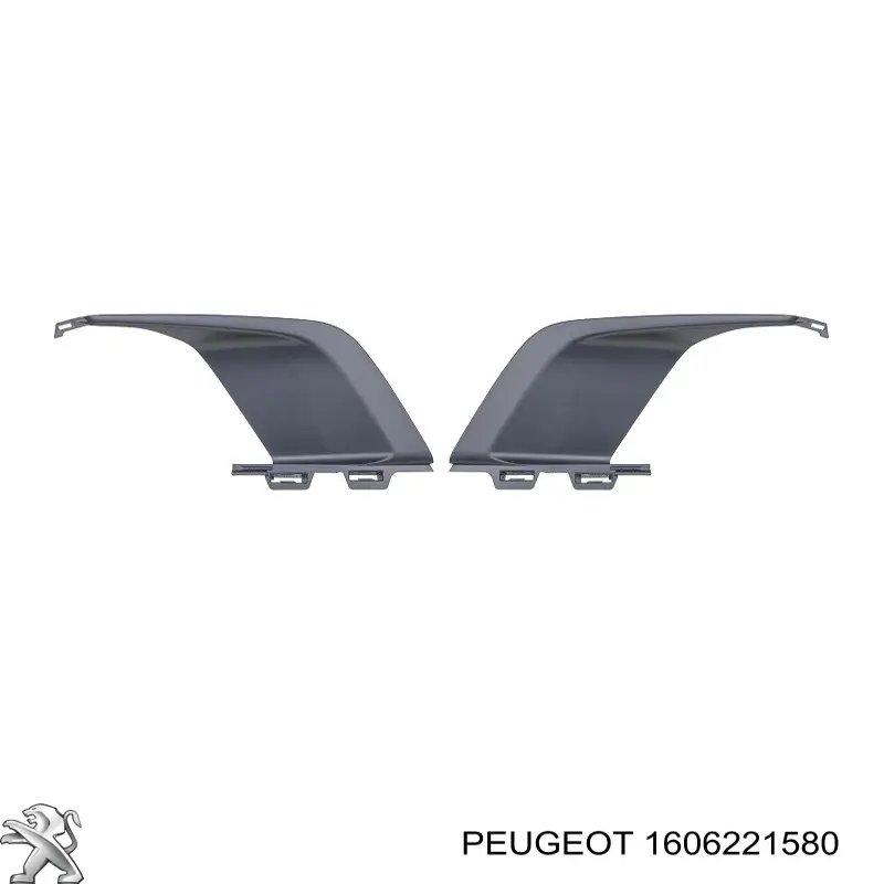Comprar 1606221580 Peugeot/Citroen Tapa de rejilla de faro antiniebla del parachoques delantero