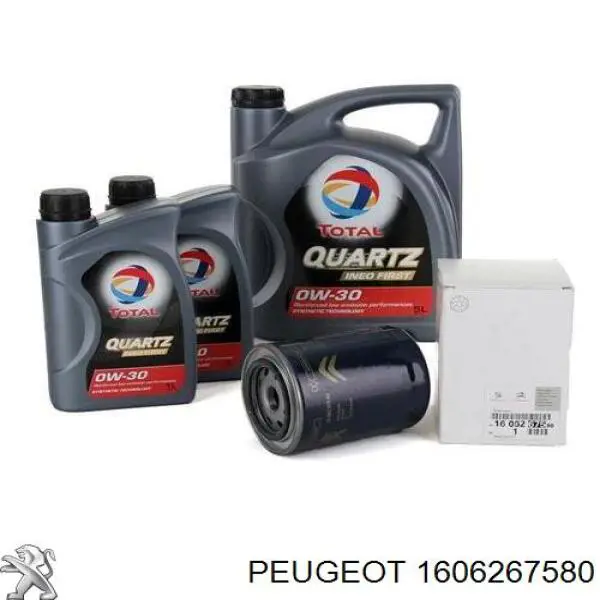Filtro de aceite Peugeot/Citroen 1606267580 precio, desde 9,88 EUR