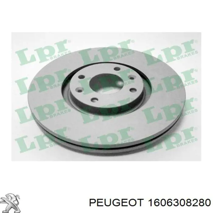 Comprar 1606308280 Peugeot/Citroen Freno de disco delantero