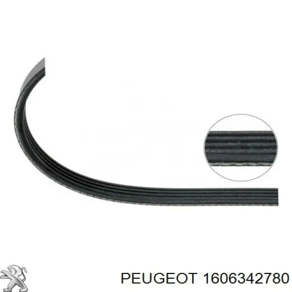 Correa de transmisión trapezoidal Peugeot/Citroen 1606342780 precio, desde 6,32 EUR