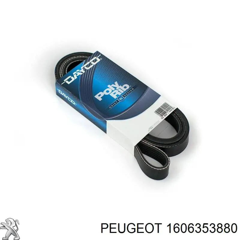 1606353880 Peugeot/Citroen correa trapezoidal