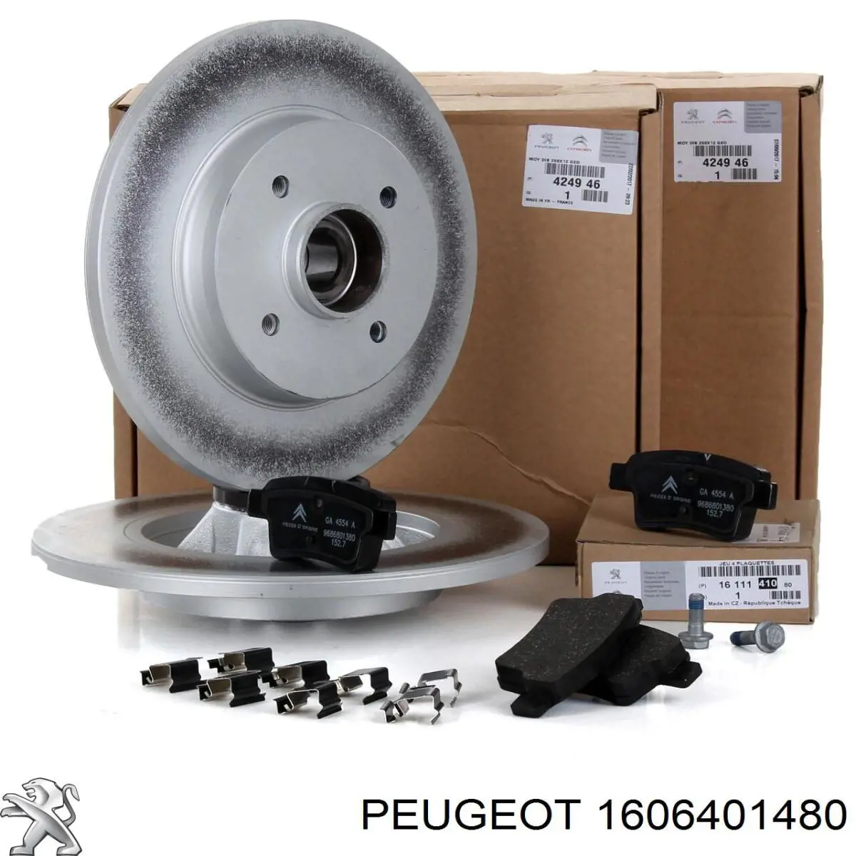 Freno de disco delantero Citroen C4 UD