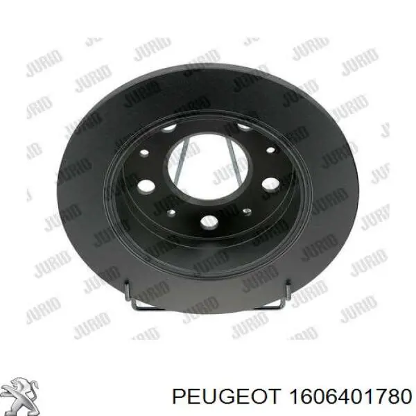 1606401780 Peugeot/Citroen disco de freno trasero