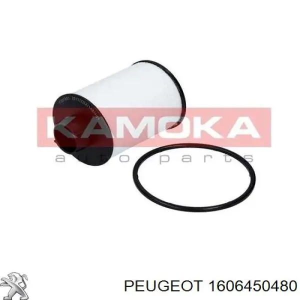 1606450480 Peugeot/Citroen caja, filtro de combustible