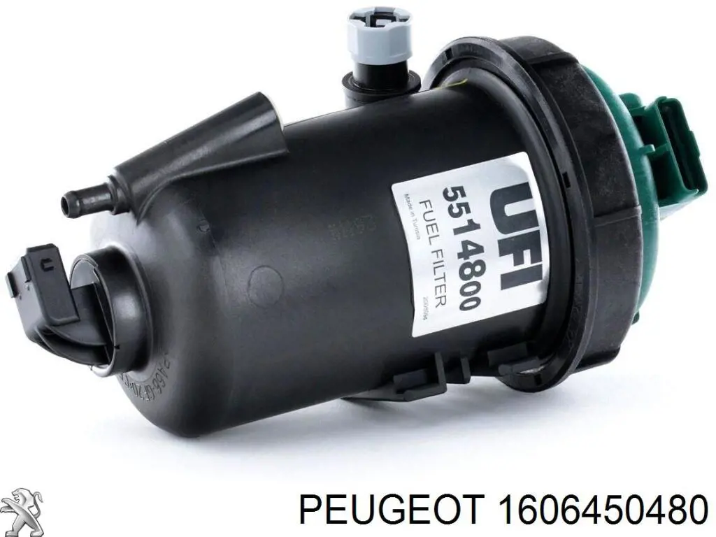 Caja del filtro de combustible 1606450480 Peugeot/Citroen