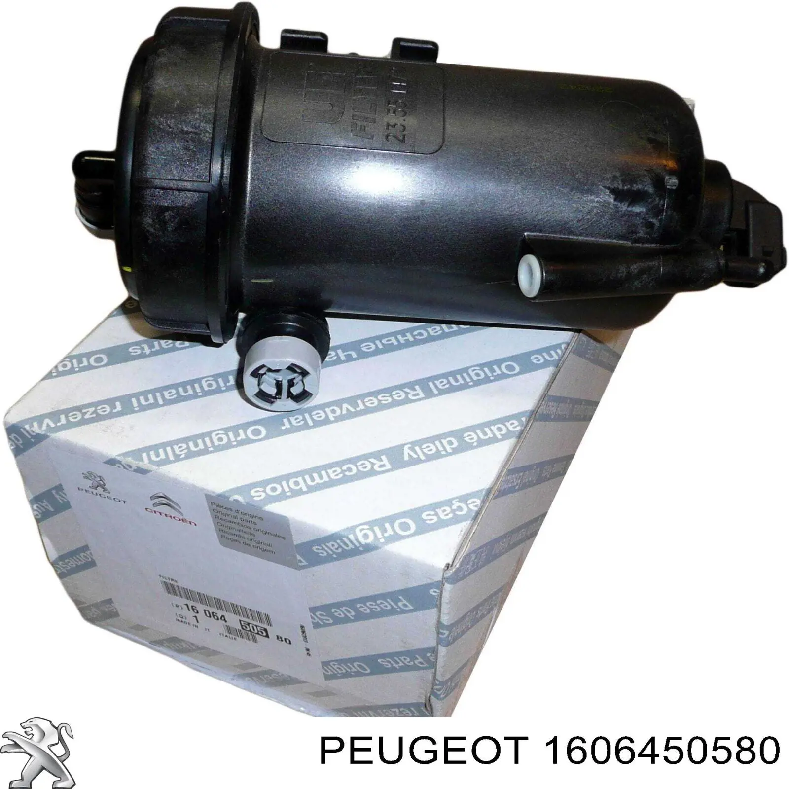 Caja, filtro de combustible PEUGEOT 1606450580