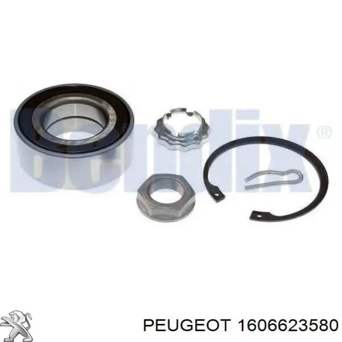 Comprar 1606623580 Peugeot/Citroen Cojinete de rueda delantero