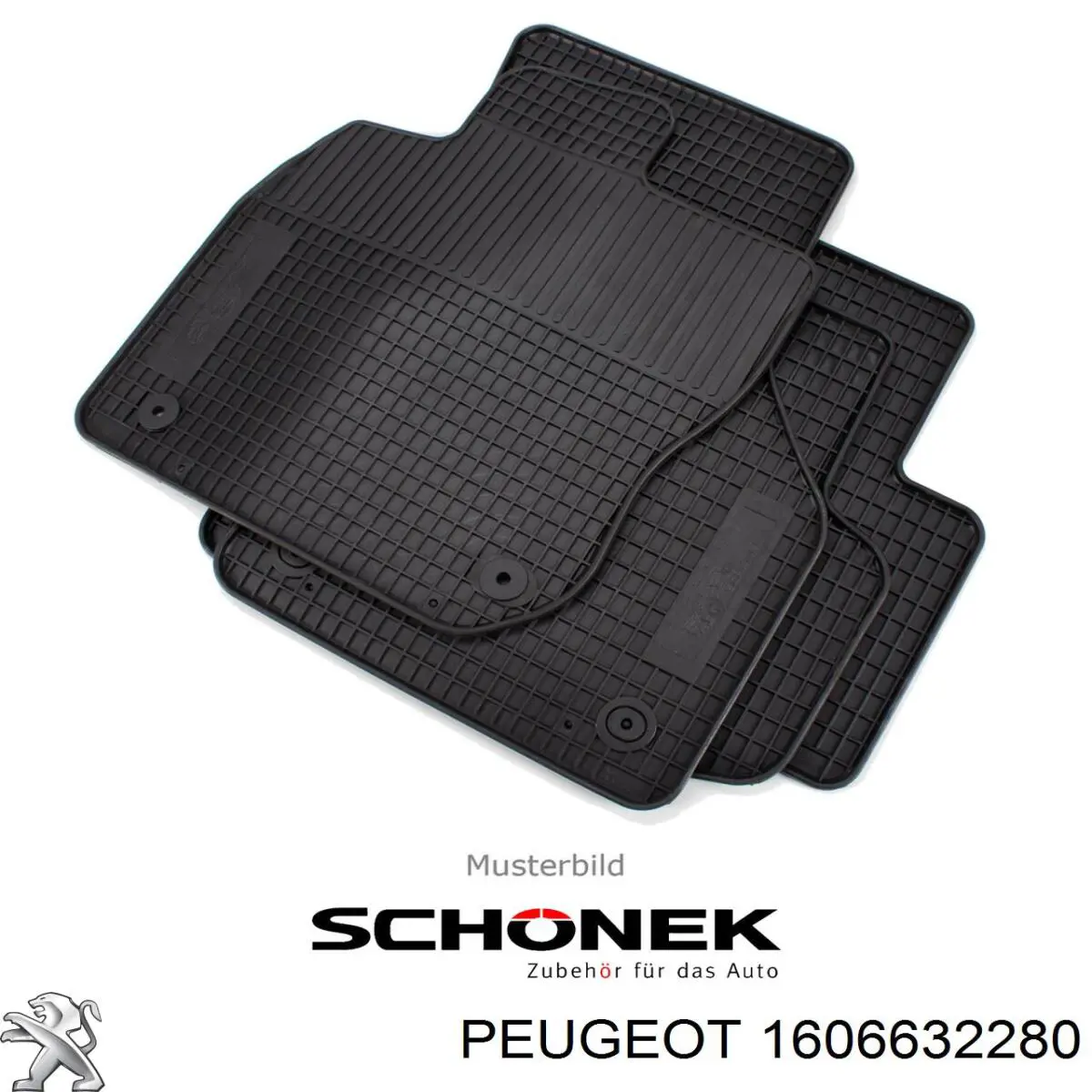 Comprar 1606632280 Peugeot/Citroen Juego de alfombrillas 