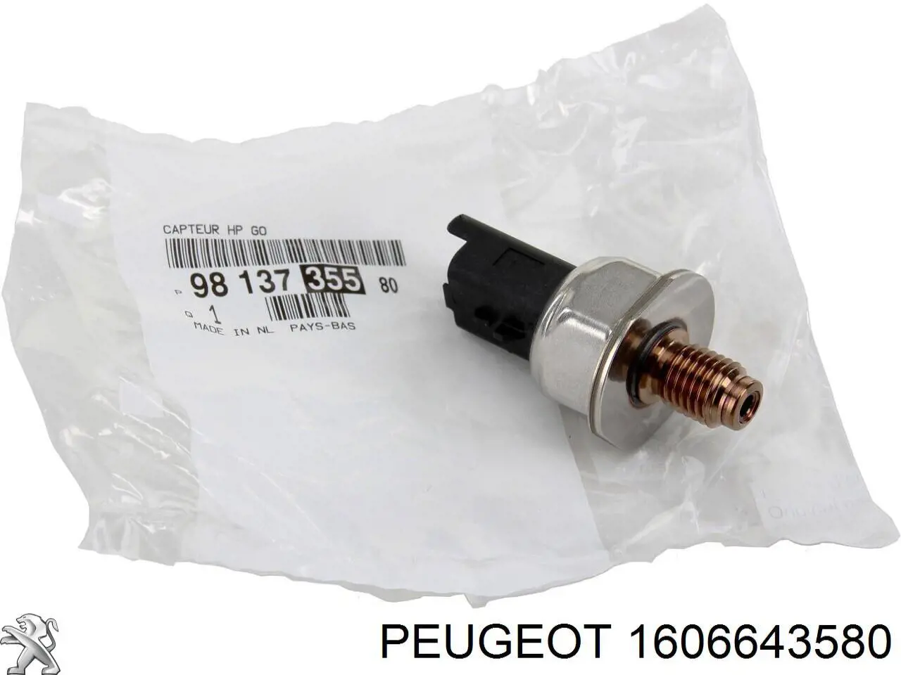 Comprar 1606643580 Peugeot/Citroen Sensor de presión de combustible