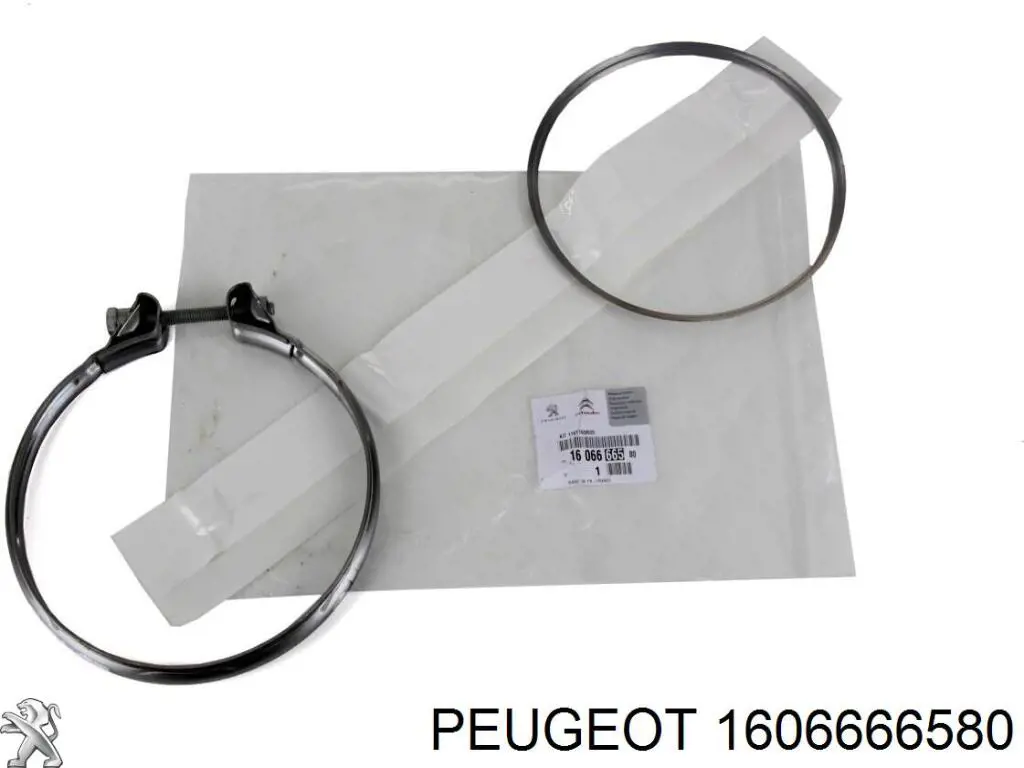 Comprar 1606666580 Peugeot/Citroen Abrazadera de sujeción delantera