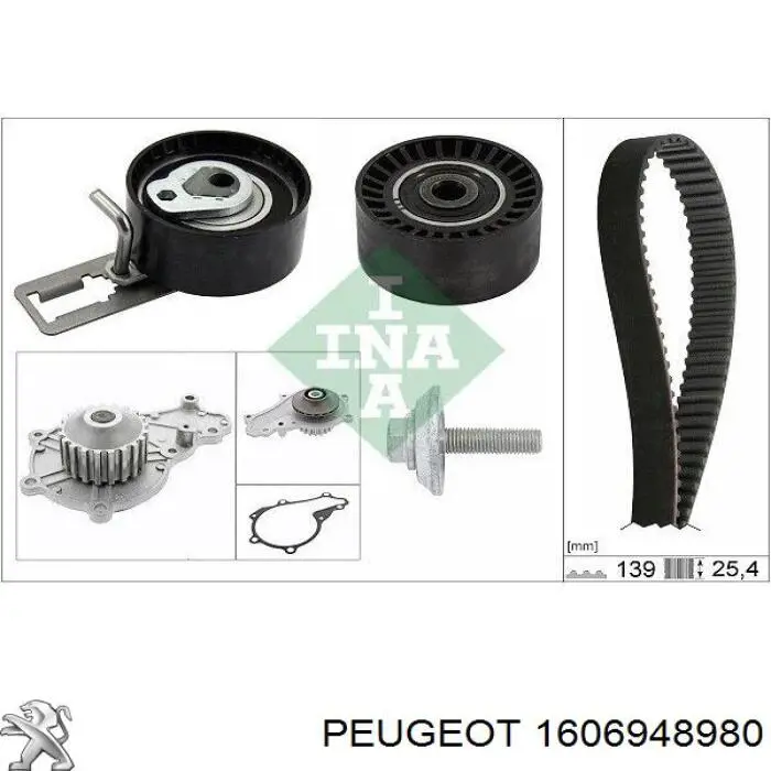 Rodillo, cadena de distribución Peugeot 208 CA, CC