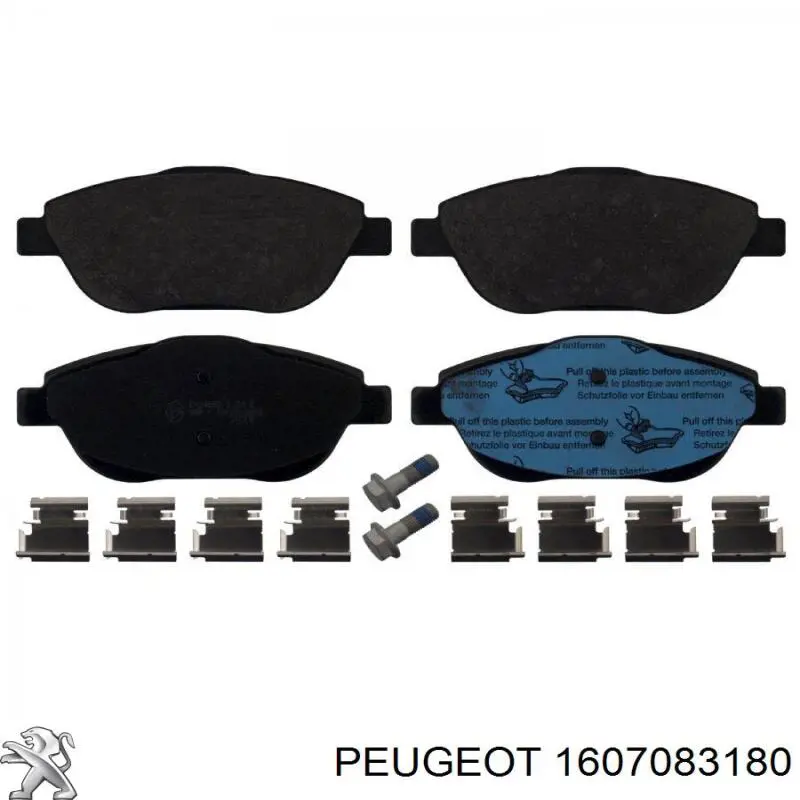 Pastillas freno delanteras Peugeot/Citroen 1607083180 precio, desde 18,86 EUR
