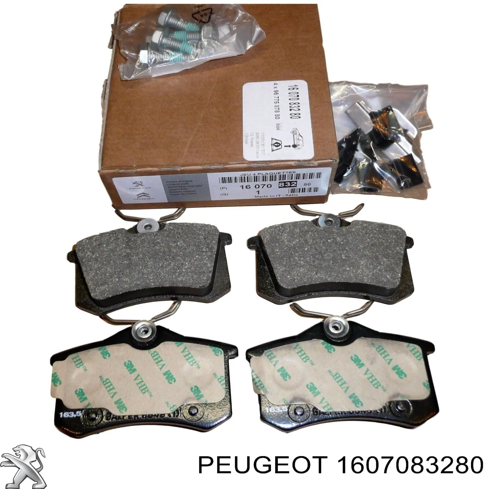 Comprar 1607083280 Peugeot/Citroen Pastillas de freno traseras