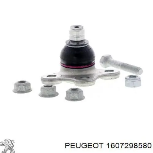 Rótula inferior de suspensión Peugeot/Citroen 1607298580 precio, desde 12,46 EUR