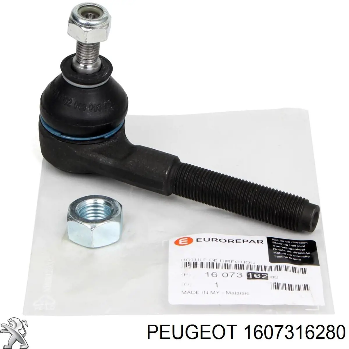 1607316280 Peugeot/Citroen rótula barra de acoplamiento exterior