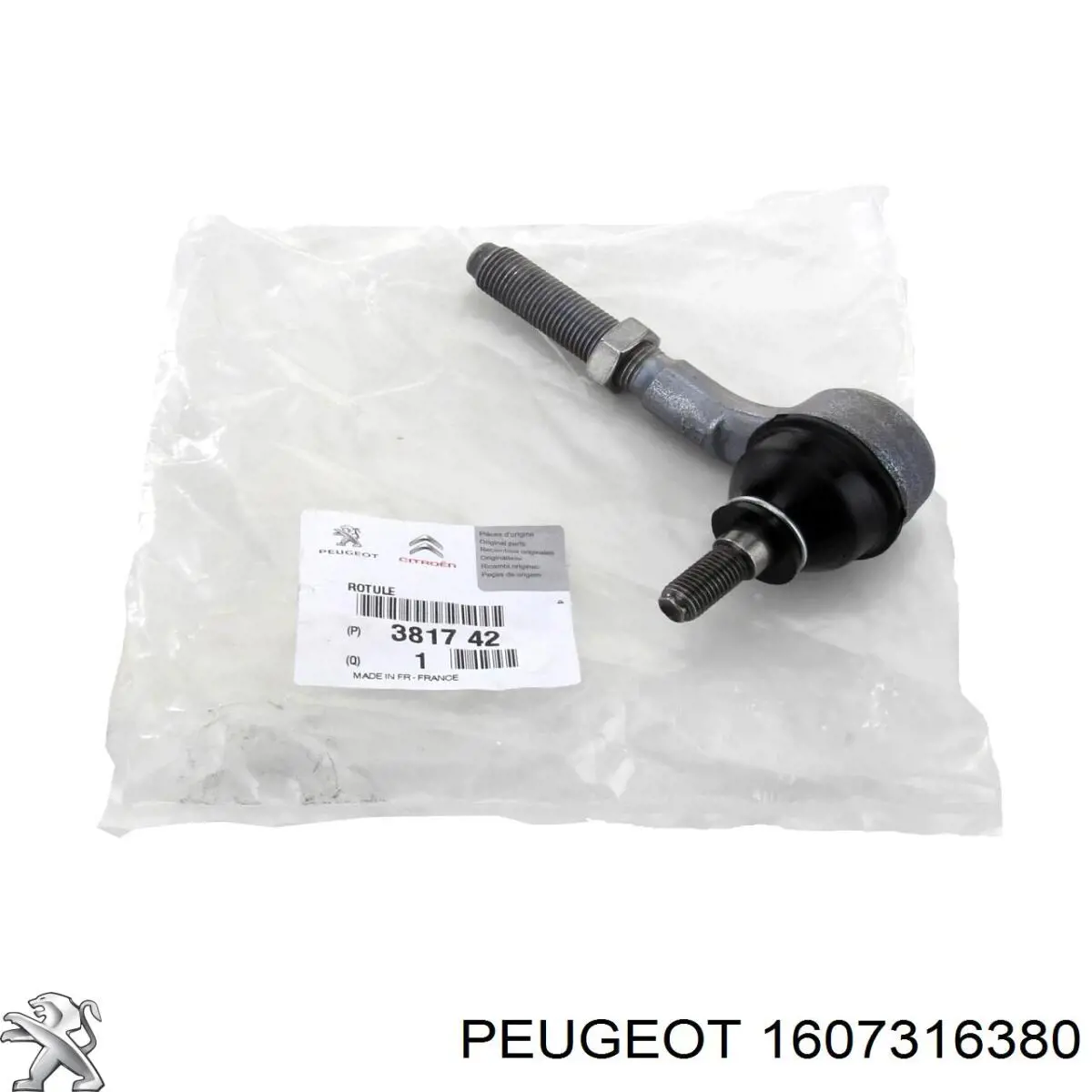 Comprar 1607316380 Peugeot/Citroen Rótula barra de acoplamiento exterior