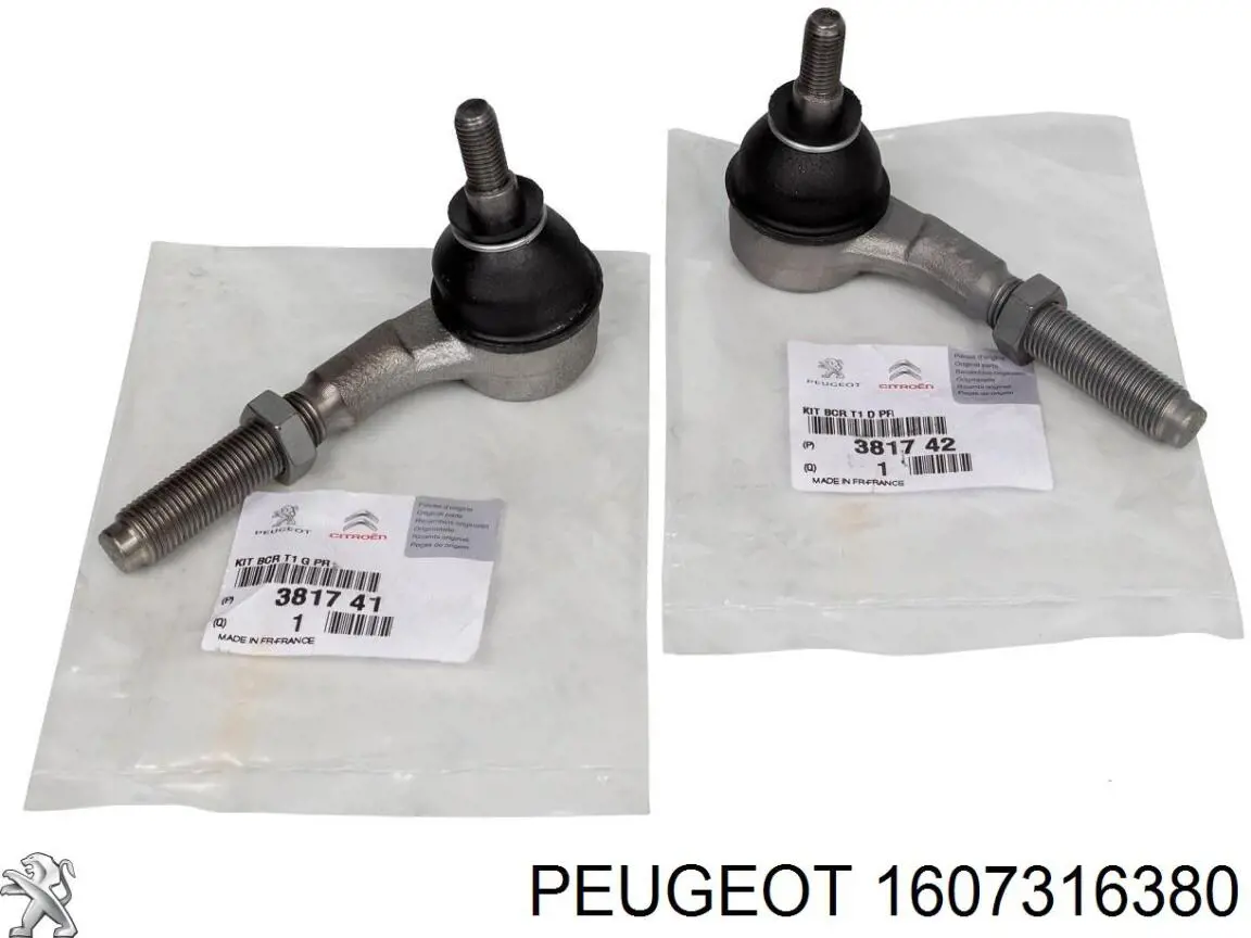 Rótula de barra de acoplamiento Peugeot/Citroen 1607316380 precio, desde 9,49 EUR
