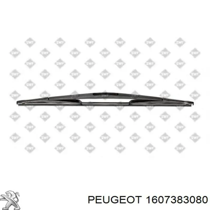 1607383080 Peugeot/Citroen limpiaparabrisas de luna trasera