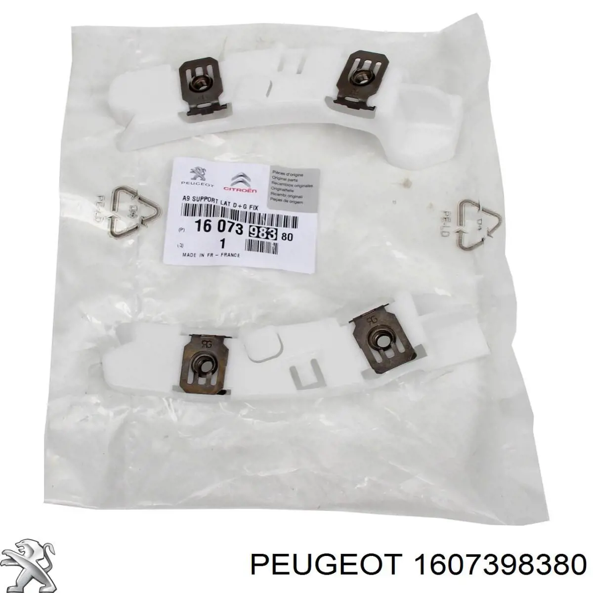 Kit de soportes/fijaciones del parachoques delantero Peugeot/Citroen 1607398380 precio, desde 21,96 EUR