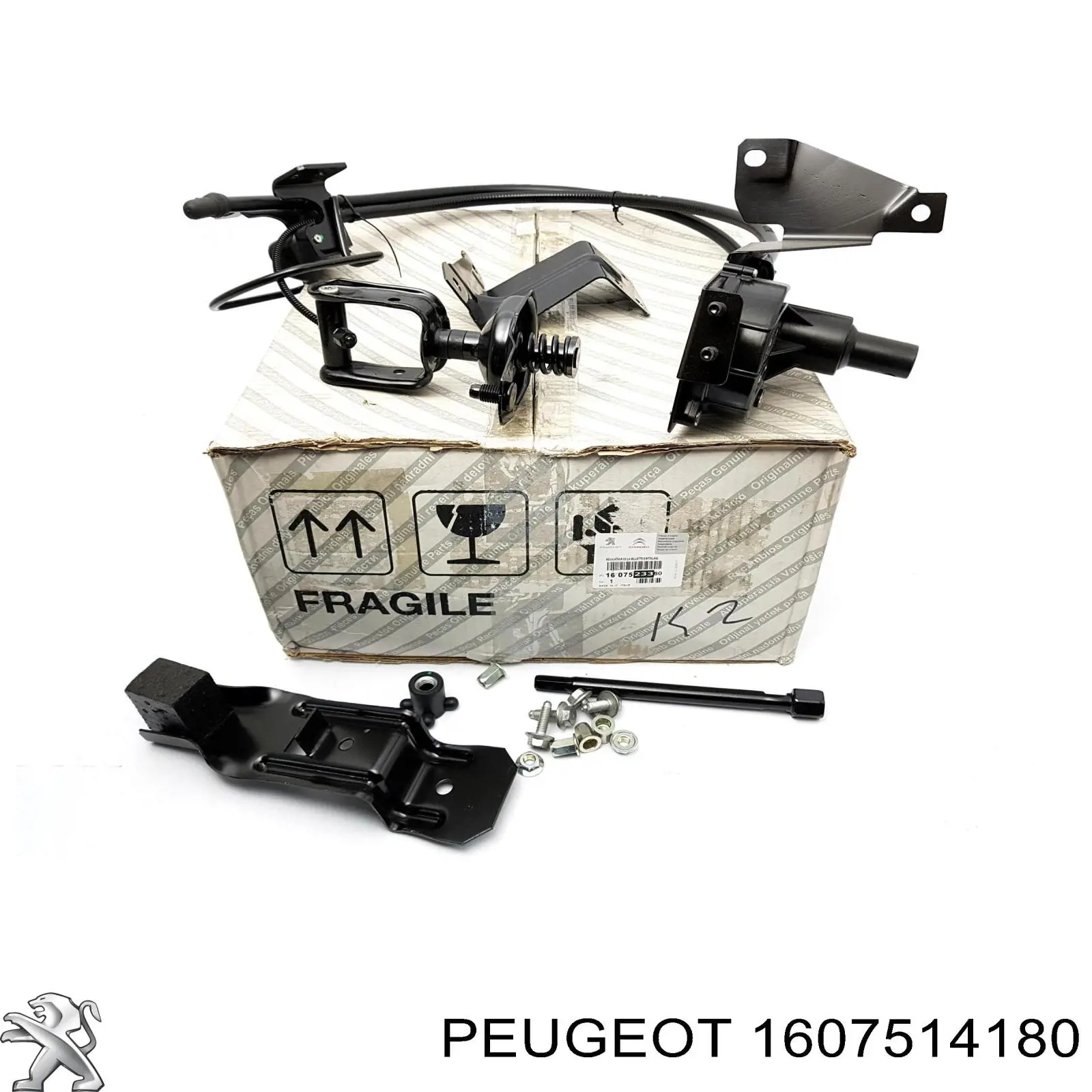 Cabrestante de rueda de repuesto Peugeot/Citroen 1607514180
