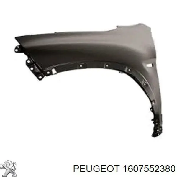 1607552380 Peugeot/Citroen guardabarros delantero izquierdo
