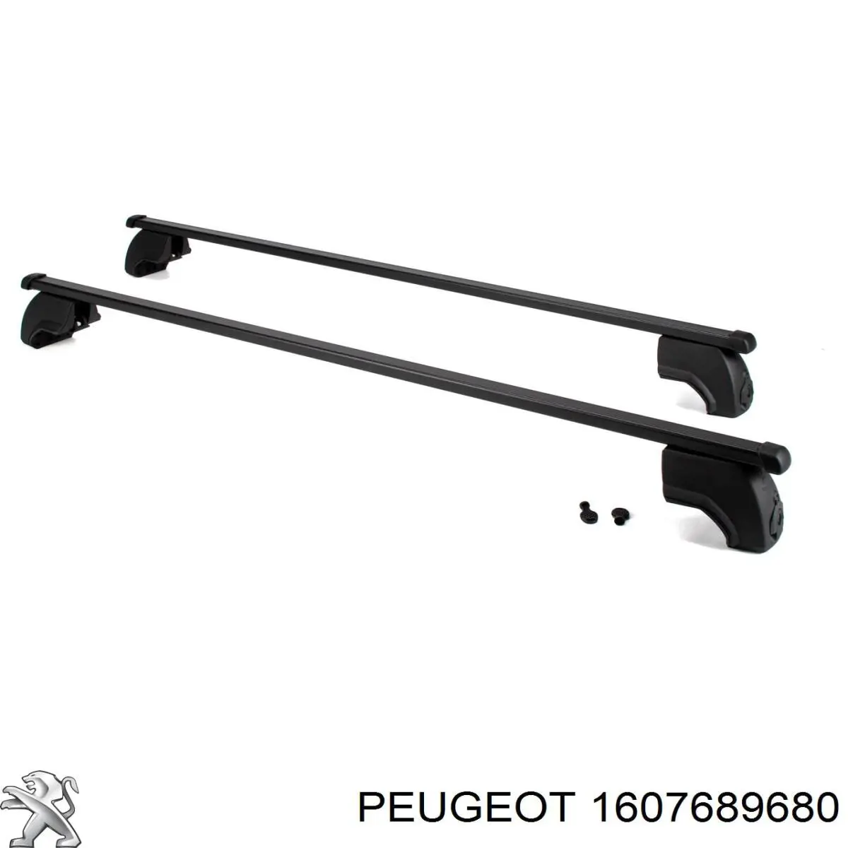 1607689680 Peugeot/Citroen Juego de rieles de techo