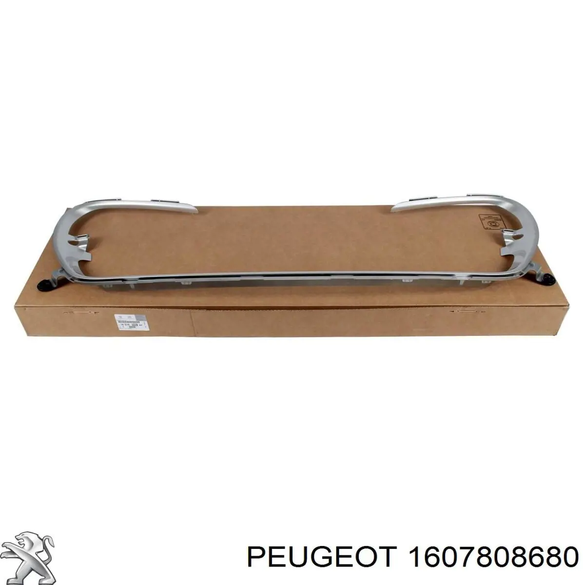 1607808680 Peugeot/Citroen moldura de la parrilla del parachoques delantero
