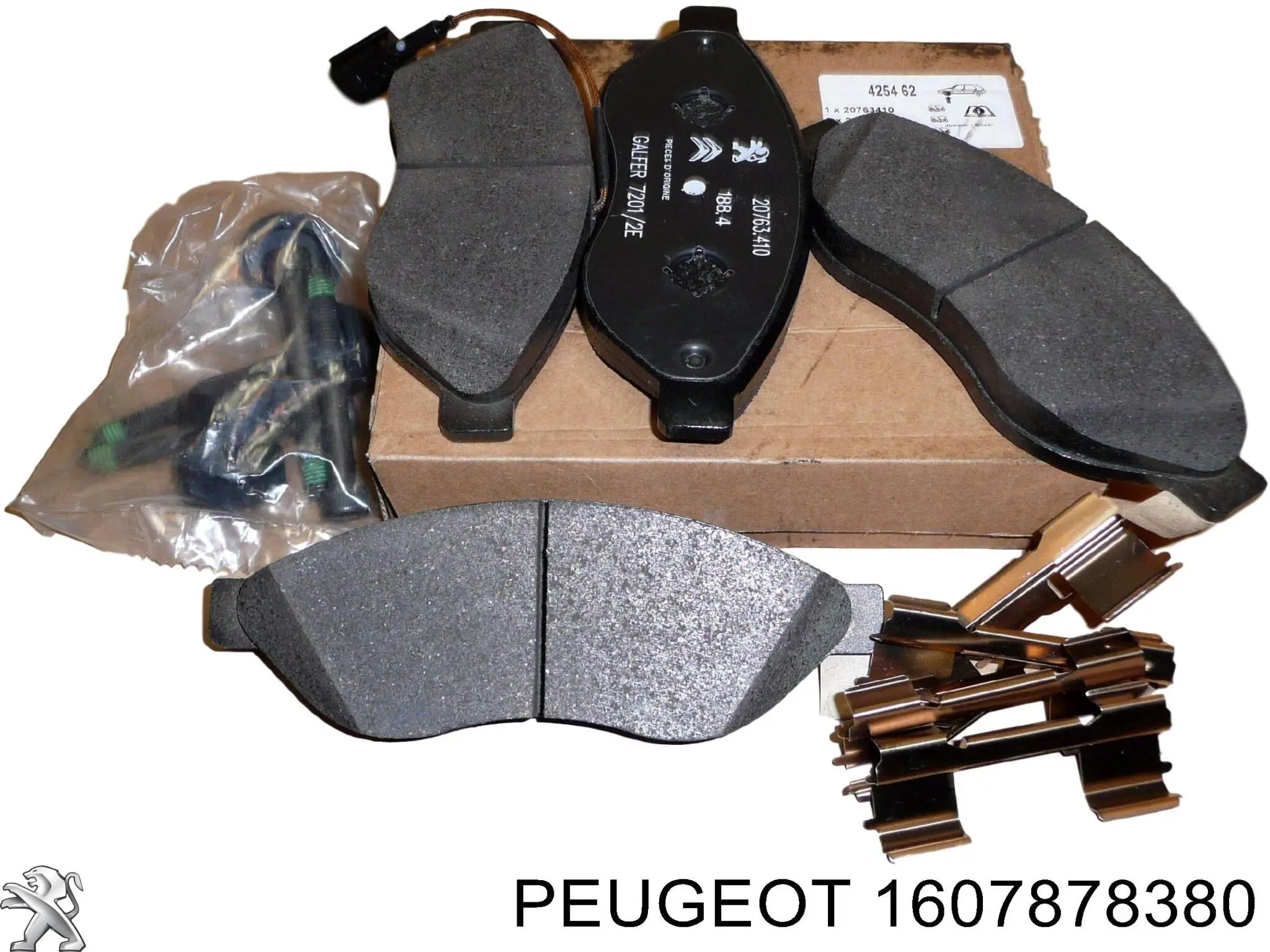 1607878380 Peugeot/Citroen pastillas de freno delanteras