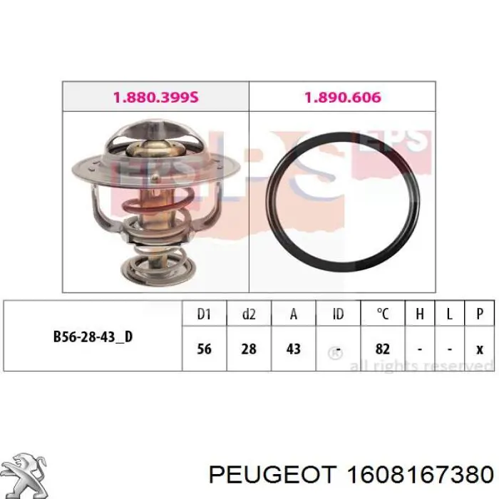 1608167380 Peugeot/Citroen termostato