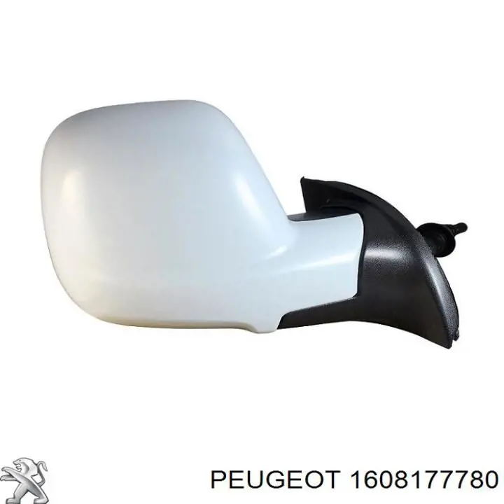1608177780 Peugeot/Citroen espejo retrovisor derecho