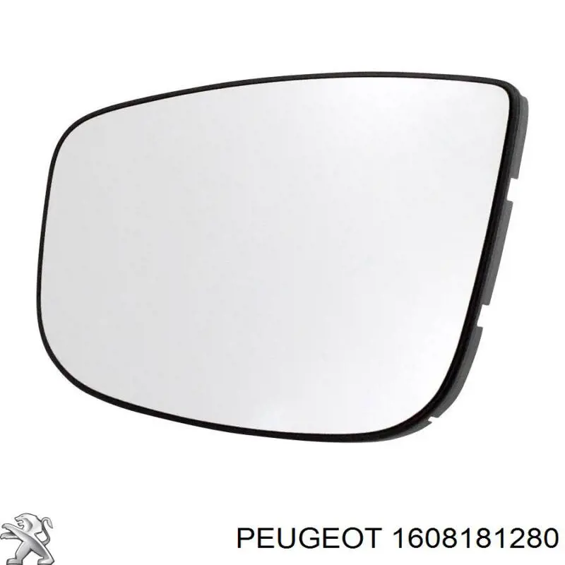 Comprar 1608181280 Peugeot/Citroen Cristal de espejo retrovisor exterior izquierdo