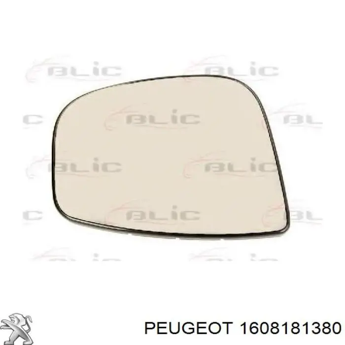 Comprar 1608181380 Peugeot/Citroen Cristal de espejo retrovisor derecho