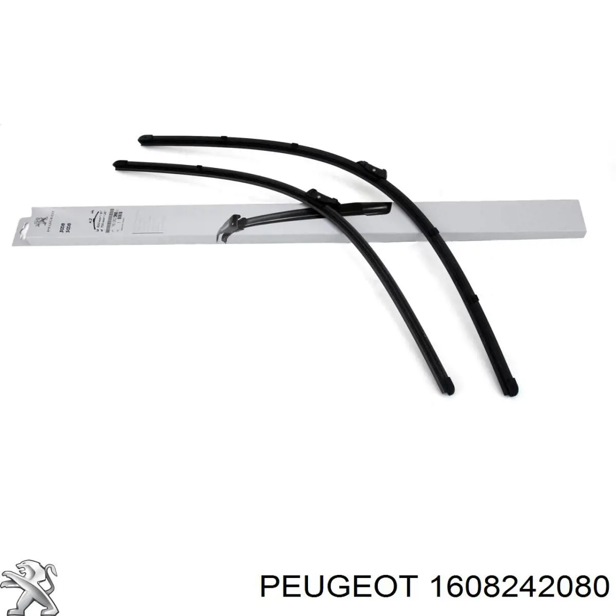 Comprar 1608242080 Peugeot/Citroen Juego de escobillas de luna delantera, 2 piezas