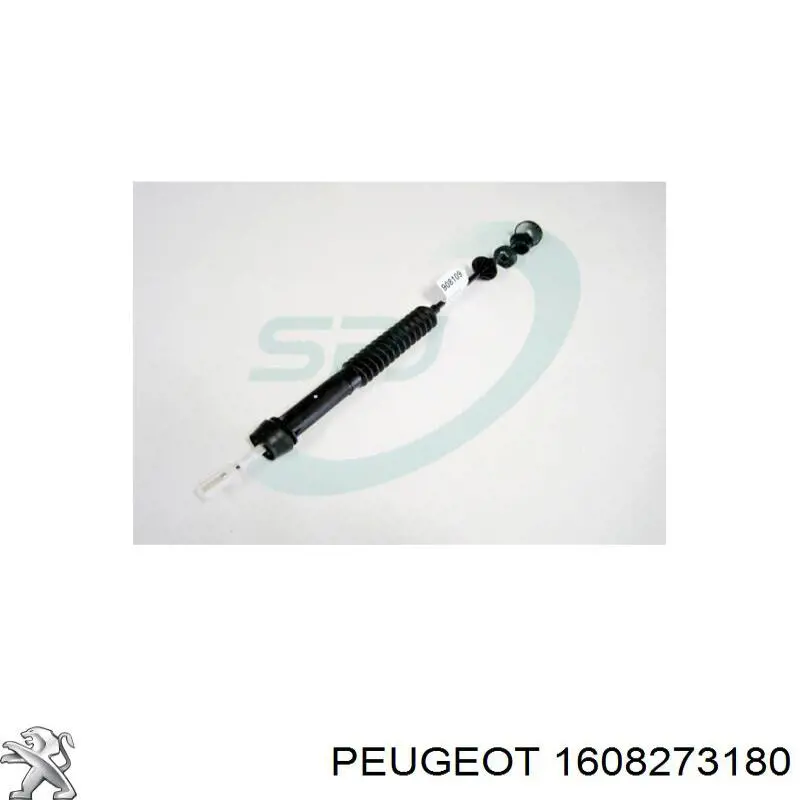 1608273180 Peugeot/Citroen Cable de accionamiento del embrague