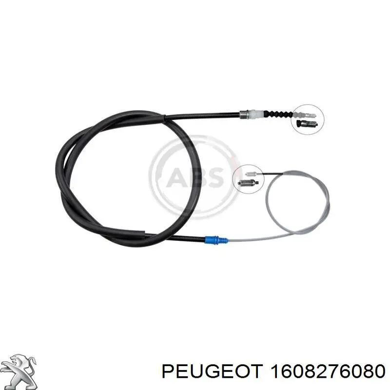 1608276080 Peugeot/Citroen cable de freno de mano trasero derecho/izquierdo